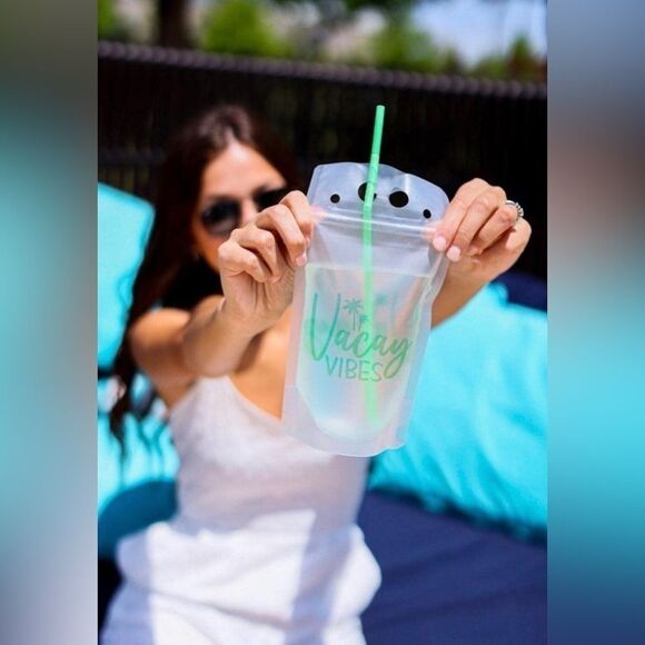 Fleur Couture Accessories - Vacay vibes drinking pouch